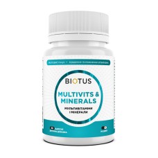Мультивітаміни та мінерали Biotus капс. №30 Biotus