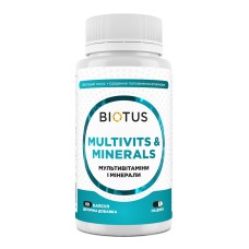 Мультивітаміни та мінерали Biotus капс. №60 Biotus