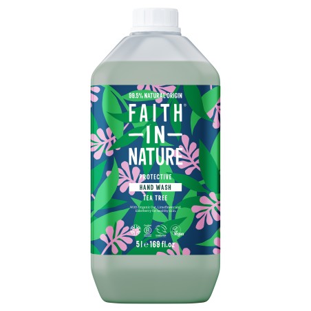 Натуральне рідке мило для рук Faith In Nature з чайним деревом, 5 л Faith in Nature