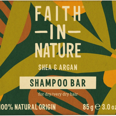 Натуральний твердий шампунь Faith In Nature з кокосом та ши, 85 г Faith in Nature