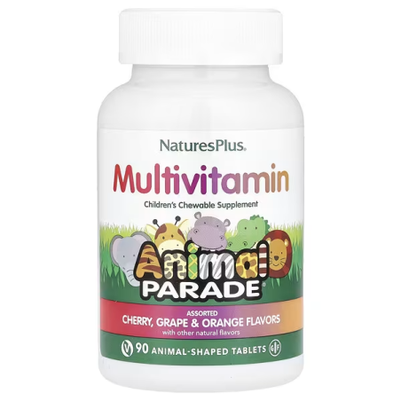 Нейчерс Плас Мультивітаміни для дітей Assorted Chewable жув. табл. №90 Natural Organics Laboratories, Inc.