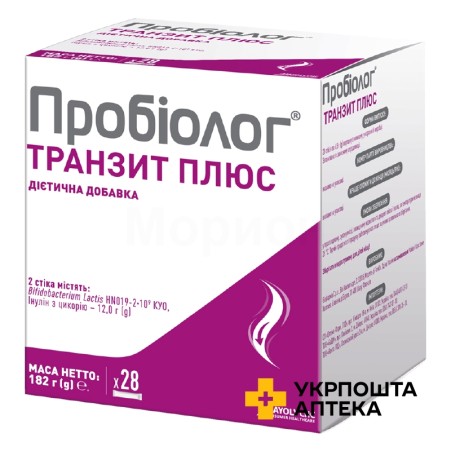 Пробіолог транзит плюс пор. стік 6,5 г №28 Біофарма (Італія)