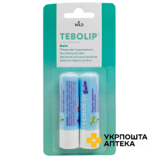 TEBOLip Бальзам для губ з олією чайного дерева (Melaleuca Alternifolia), 2 х 5 г