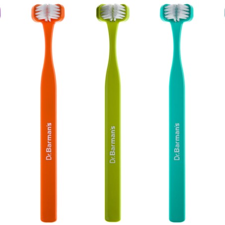 Тристороння зубна щітка Dr. Barman's Superbrush Compact, компактна Dentaco AS (Норвегія)