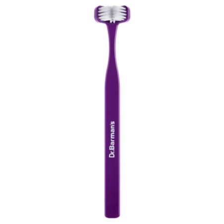 Тристороння зубна щітка Dr. Barman's Superbrush Regular, стандартна, фіолетовий