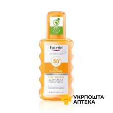 Спрей сонцезахисний Eucerin Sun Protection SPF50+ Oil Control з матуючим ефектом, 200 мл Байєрсдорф Україна (Україна)