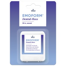 Зубна нитка Емоформ 50 м, вощеная с фтором Dr. Wild & Со.AG (Швейцарія)