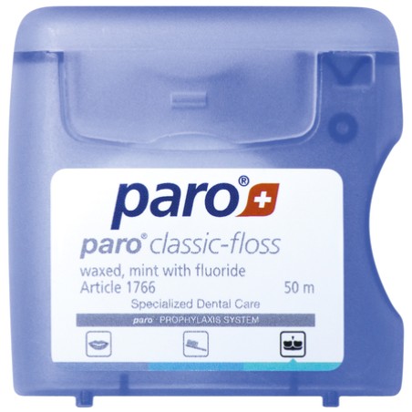 Зубна нитка Паро Classic Floss 50 м, вощена Esro AG (Швейцарія)