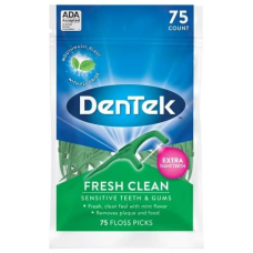 Зубна нитка з зубочисткою Fresh Clean, освіжаюча очистка №75 DenTek Oral Care, Inc (США)