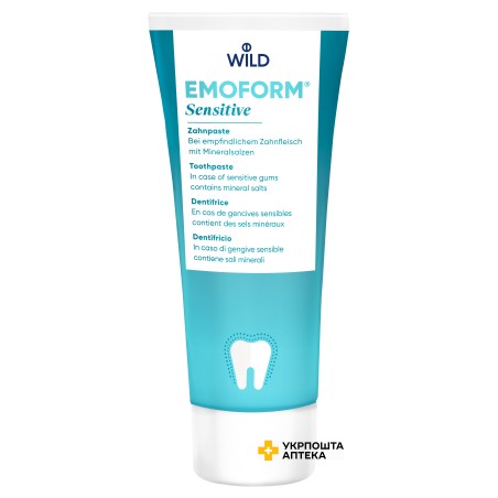 Зубна паста EMOFORM Для чутливих зубів 75 мл Dr. Wild & Со.AG (Швейцарія)