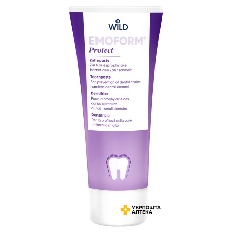 Зубна паста EMOFORM захист від карієсу, 75 мл Dr. Wild & Со.AG (Швейцарія)