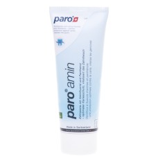 Зубна паста Paro AMIN 1250 ppm 75 мл, на основі амінофторида Esro AG (Швейцарія)