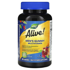 Alive!® Мультивітаміни для чоловіків жув. цукерки №60 Nature's Way Products