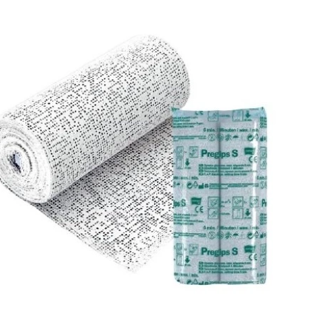 Бинт гіпсовий PREGIPS S. (5 хв., 10 см x 3м, 2 шт.) Torunskie ZMO