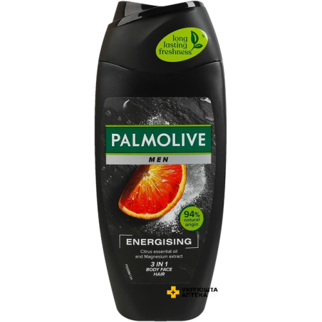 Гель для душу Palmolive для чоловіків Energising 250 мл Colgate-Palmolive