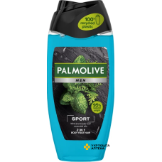 Гель для душу Palmolive Men Sport Ефірні олії м'яти та листя кедра 250 мл Colgate-Palmolive (Італія)
