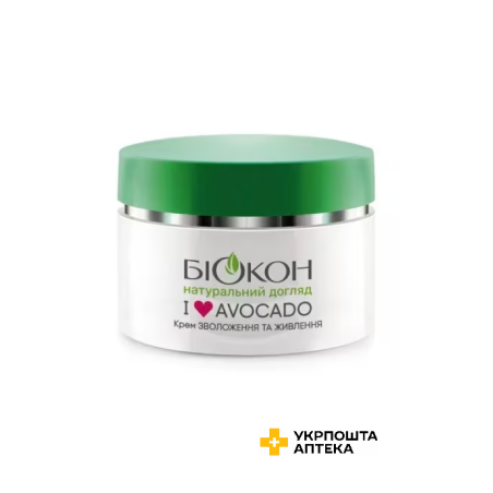Крем для обличчя Біокон I love avocado Зволоження та живлення 50 мл Біокон (Україна)