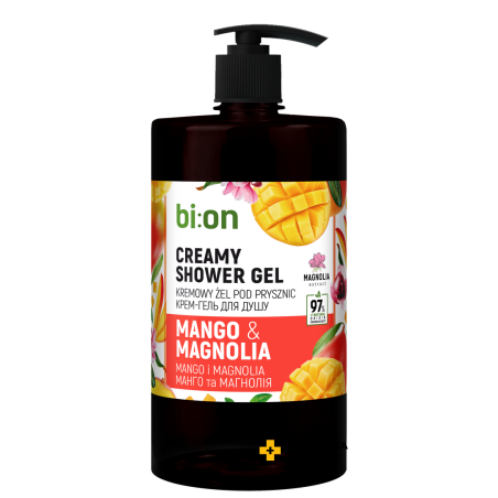 Крем-гель для душу Bio Naturell Манго та магнолія, з дозатором, 946 мл Ельфа ФФ (Україна)