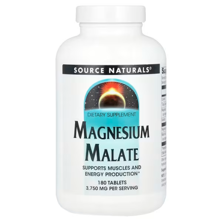 Магній малат табл. 1250 мг №180 Source Naturals (США)