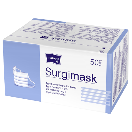 Маска медична нестерильна matopat SURGIMASK тип II, large 50 шт. Torunskie ZMO