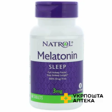 Мелатонін 3 мг табл. №60 Natrol