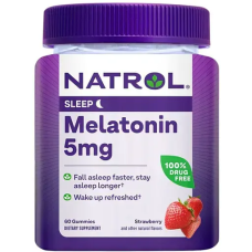 Мелатонін 5 мг жув. табл. зі смаком полуниці №60 Natrol