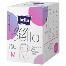 Менструальна чаша My Bella та контейнер для зберігання та чищення medium Torunskie ZMO (Польща)