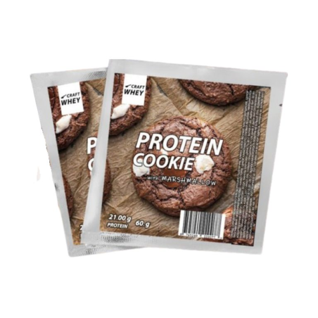 Печиво протеїнове Craft Whey 60 г, Marshmallow