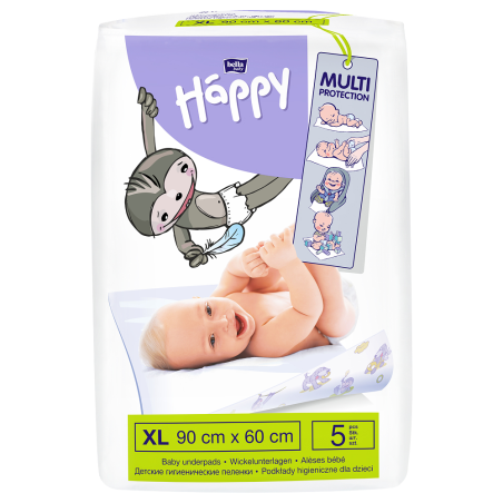 Пелюшки дитячі HAPPY BELLA BABY 60x90 см. №5 Torunskie ZMO (Польща)