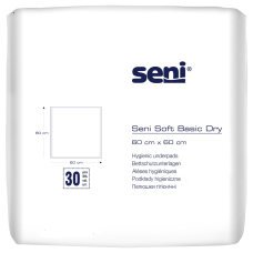 Пелюшки гігієнічні SENI SOFT BASIC DRY 60x60 см. №30 Torunskie ZMO