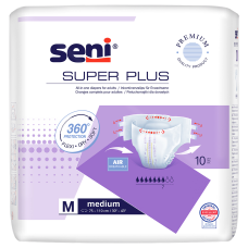 Підгузки для дорослих SENI SUPER PLUS medium №10 Torunskie ZMO (Польща)