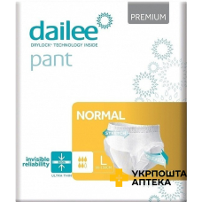 Підгузки-трусики для дорослих Dailee Pant Premium Normal, розмір L №14 Drylock Technologies (Чеська Республіка)