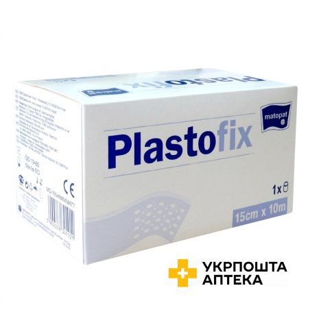 Пластир медичний matopat PLASTOFIX (15 см * 10 м) Torunskie ZMO (Польща)