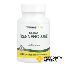 Прегненолон Nature's Plus Ультра Ultra (Pregnenolone with Bioperine) капс. №60 Natural Organics Laboratories, Inc. (США)