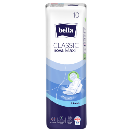Прокладки гігієнічні BELLA Classic Nova Maxi №10 Torunskie ZMO (Польща)