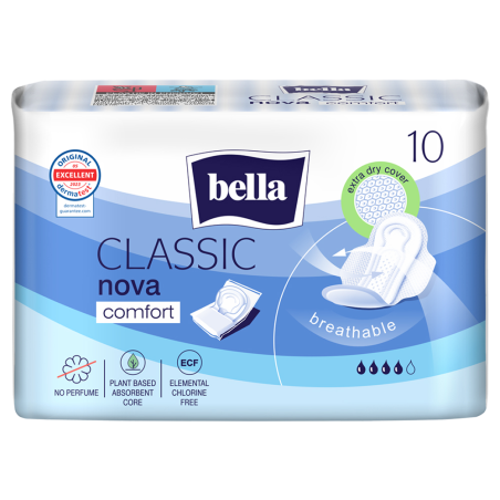 Прокладки гігієнічні BELLA Classic Nova Сomfort №10 Torunskie ZMO (Польща)