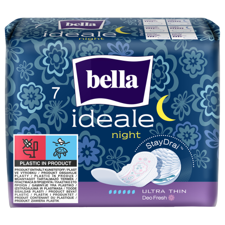 Прокладки гігієнічні BELLA Ideale Ultra Night №7 Torunskie ZMO (Польща)