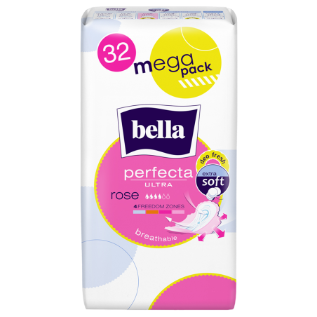 Прокладки гігієнічні Bella Perfecta ultra Rose deo fresh №32 Torunskie ZMO (Польща)