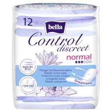 Прокладки урологічні BELLA CONTROL DISCREET normal №12 Torunskie ZMO (Польща)