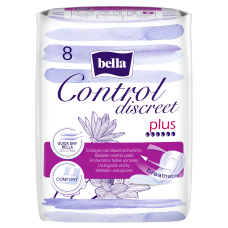 Прокладки урологічні BELLA CONTROL DISCREET plus №8 Torunskie ZMO (Польща)