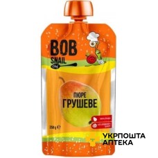 Пюре фруктове Равлик Боб 250 г, груша Еко Снек (Україна)