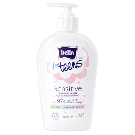 Рідина для інтимної гігієни BELLA FOR TEENS Sensitive 300мл Torunskie ZMO (Польща)