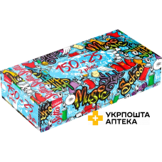 Серветки косметичні Softa Chisto Graffiti Among Us сухі 2 шара 150+25 шт. Chisto (Україна)