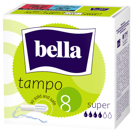 Тампони гігієнічні Bella Tampo super №8 Torunskie ZMO (Польща)