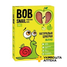 Цукерки Равлик Боб 60 г, яблyко Еко Снек (Україна)