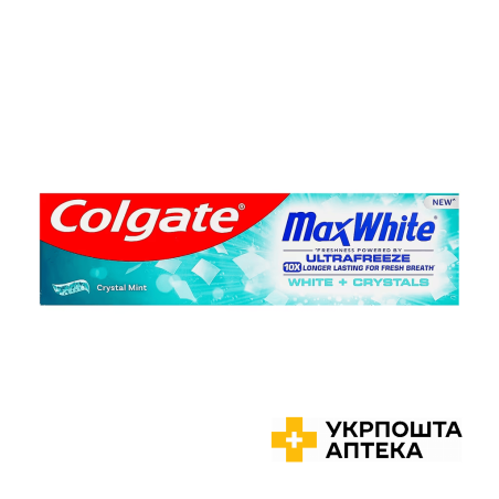 Зубна паста Colgate Max White Білі кристали, 75 мл Colgate-Palmolive (Польща)