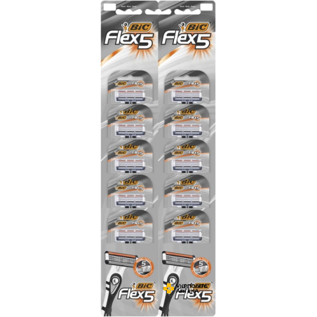 Бритва BIC Flex 5 10 шт. Societe BIC (Греція)