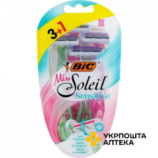 Бритва Bic Miss Soleil Sensitive 3+1 шт. Societe BIC (Греція)