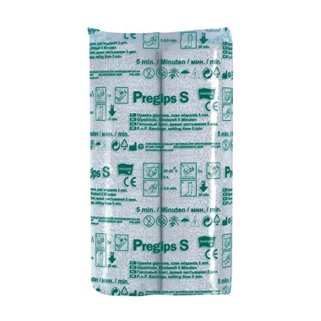 Бинт гіпсовий PREGIPS S. (5 хв., 20 см x 3м, 1 шт.) Torunskie ZMO