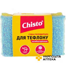 Chisto Губка-скребок д/тефлону антибактеріальна 2 шт Гютерсон (Україна)
